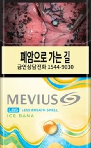 멘솔 메비우스 LBS 아이스바나